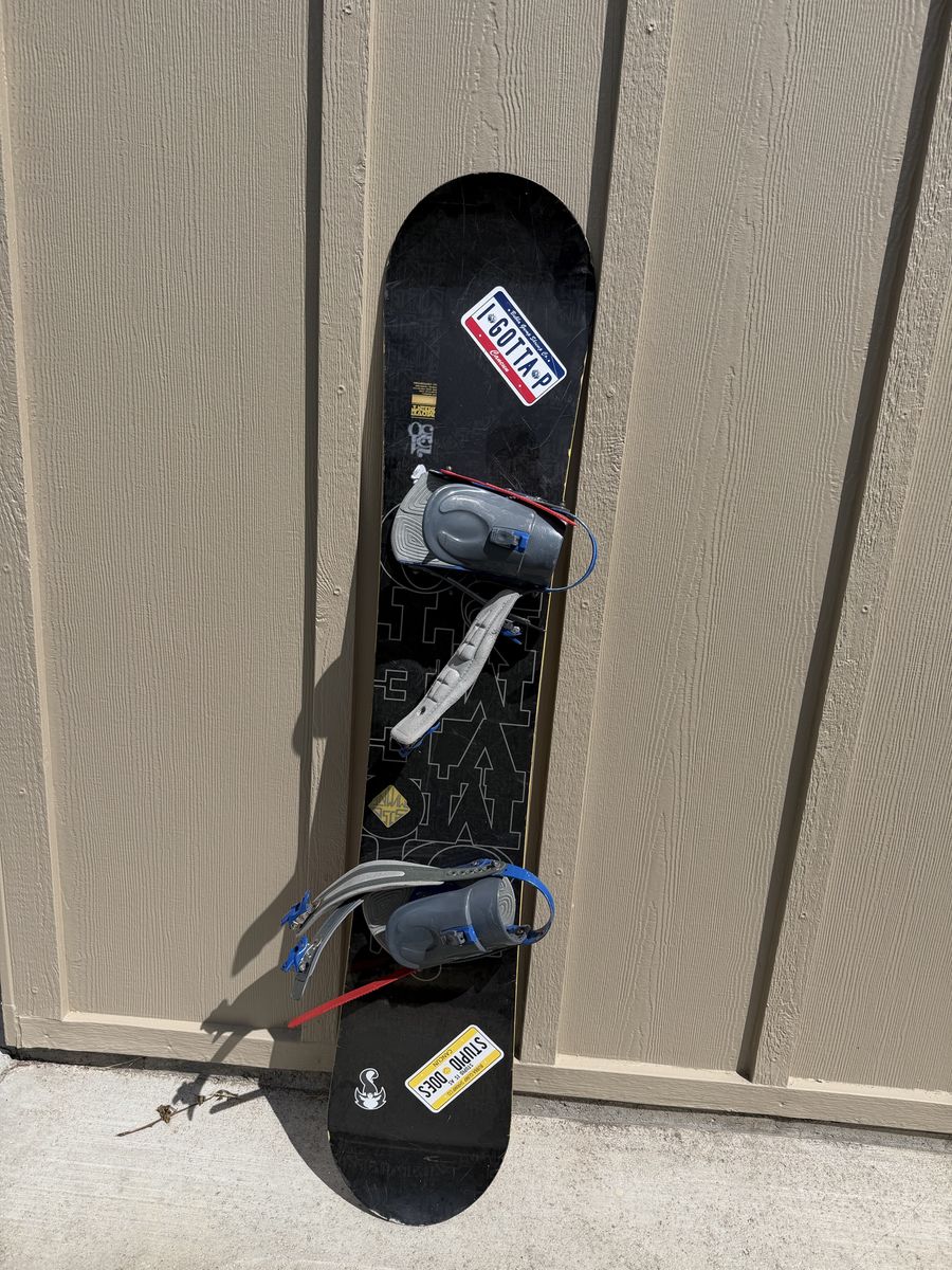 Snowboard with Bindings Used Condition