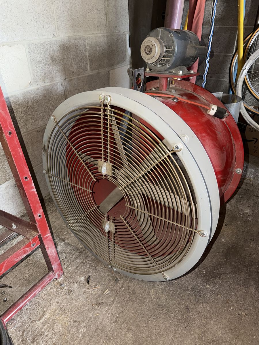 BINKS 30" PAINT BOOTH FAN