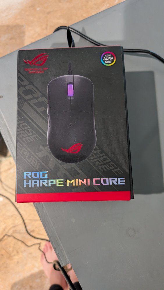 New in box ASUS ROG Harpe Mini Core Gaming Mouse - Aura Sync RGB