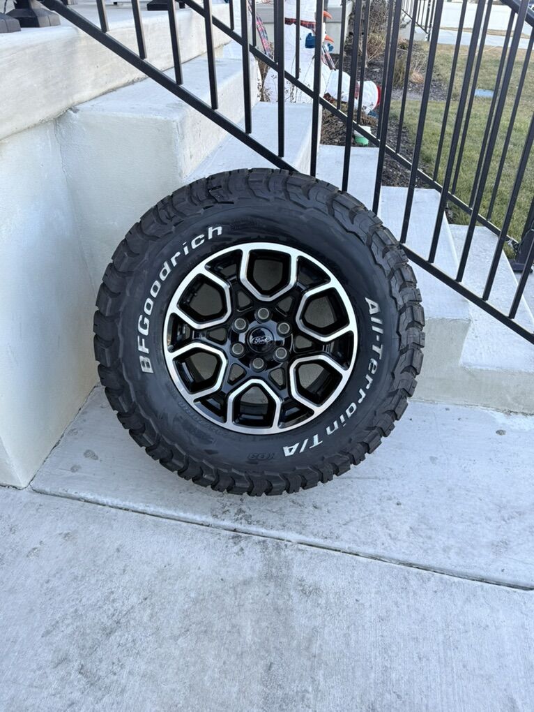 Ford F150 Rims and Tires 285/70R18 Bfgoodrich Ko3