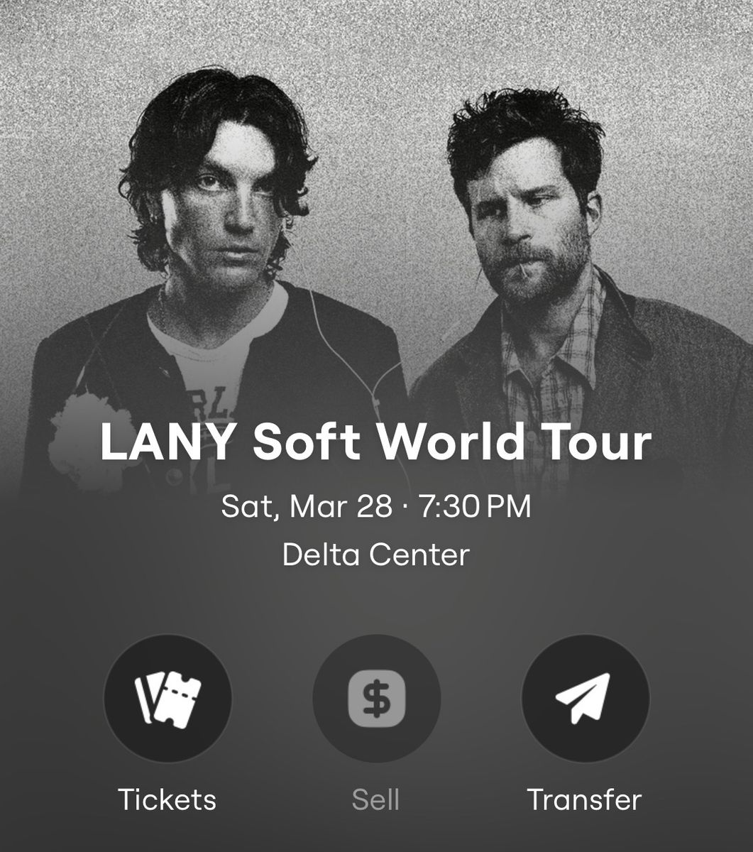 3 Lower Bowl LANY Tickets For 3/28 In SLC