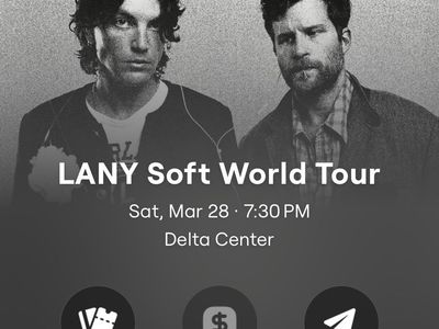 3 Lower Bowl LANY Tickets For 3/28 In SLC