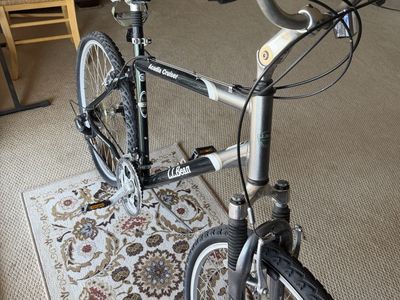 LL Bean Acadia Cruiser Mountain Bike, RST Suspension, Black/Silver