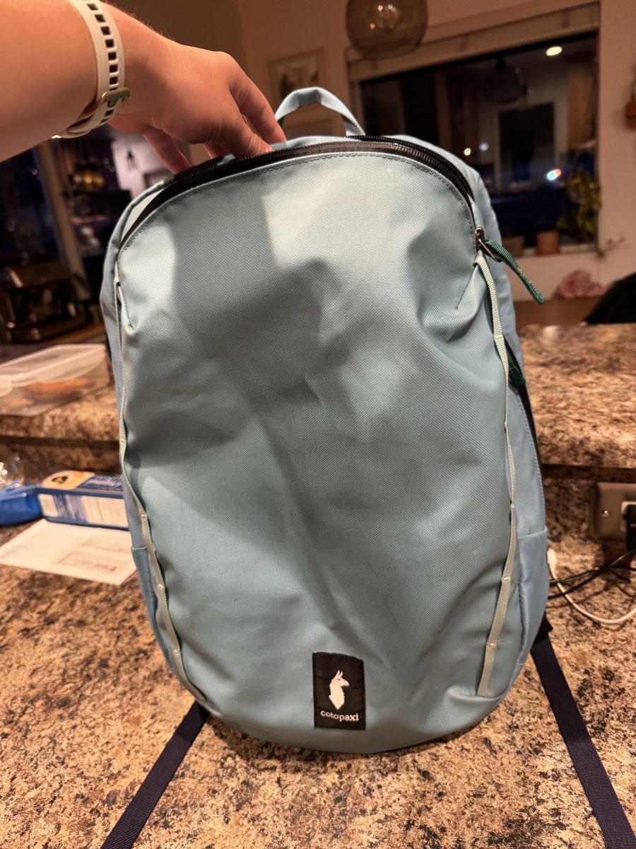 Cotopaxi Luzon 18L Daypack Light Blue Nylon Lightweight Travel Backpack