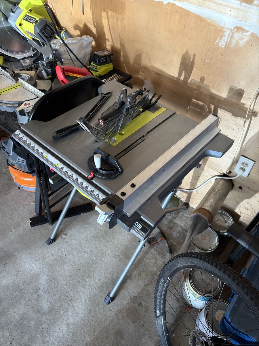 Ryobi Table Saw With Stand And Blade