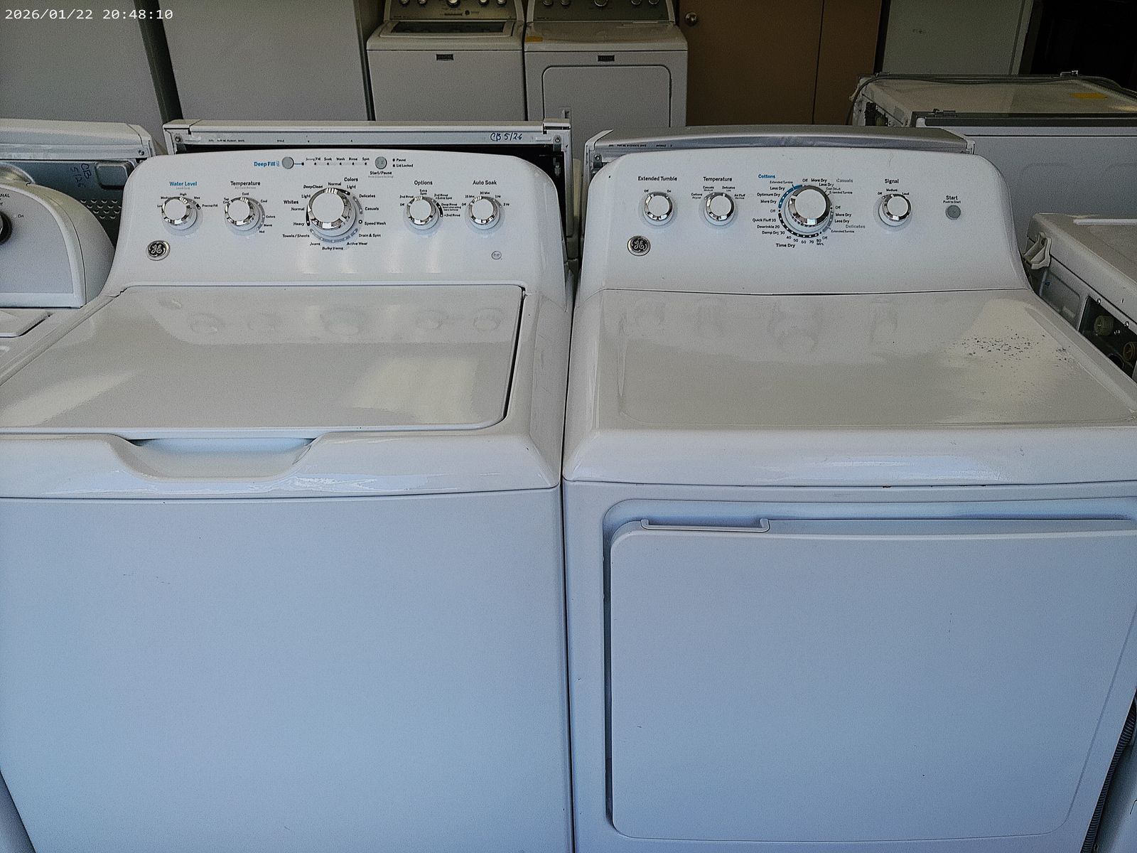 High Efficiency Washer and Dryer~90 Day Guarantee~With Agitator