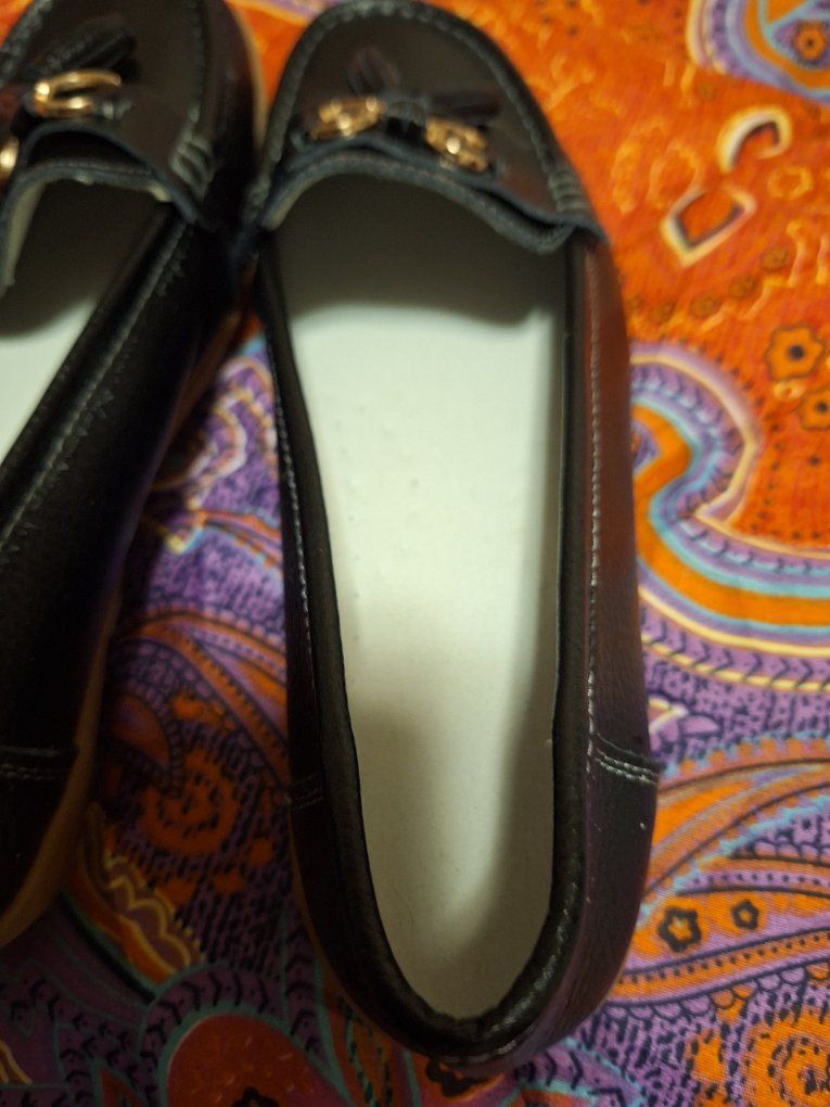 Classic Black Loafers - Women's Size 8.5