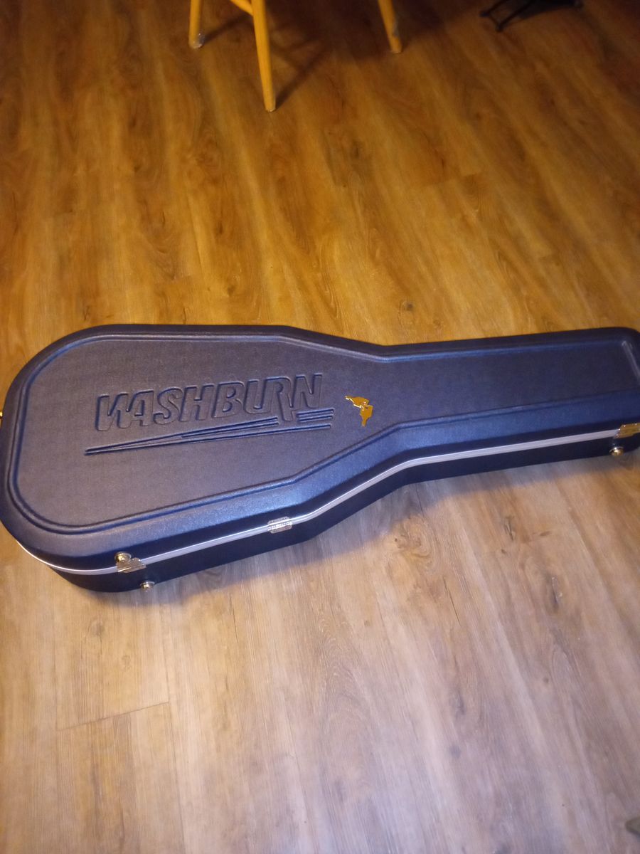 Washburn  like new deluxe guitar case with key