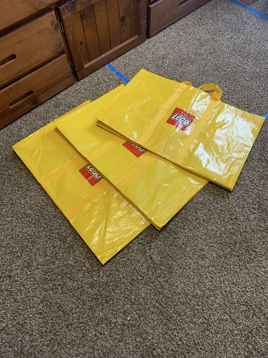 Lego heavy duty vinyl bags