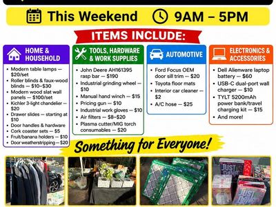 Yard Sale - Home Goods, Tools, Electronics & More