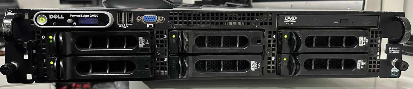 Dell PowerEdge 2950, 2 x 4 Core Intel Xeon X5355 @ 2.66GHz, 32GB RAM,1.6 TB Storage - $300 OBO