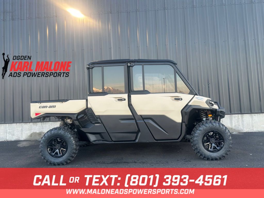 2026 Can-Am® Defender MAX Limited HD11 Desert Tan & Carbon Black