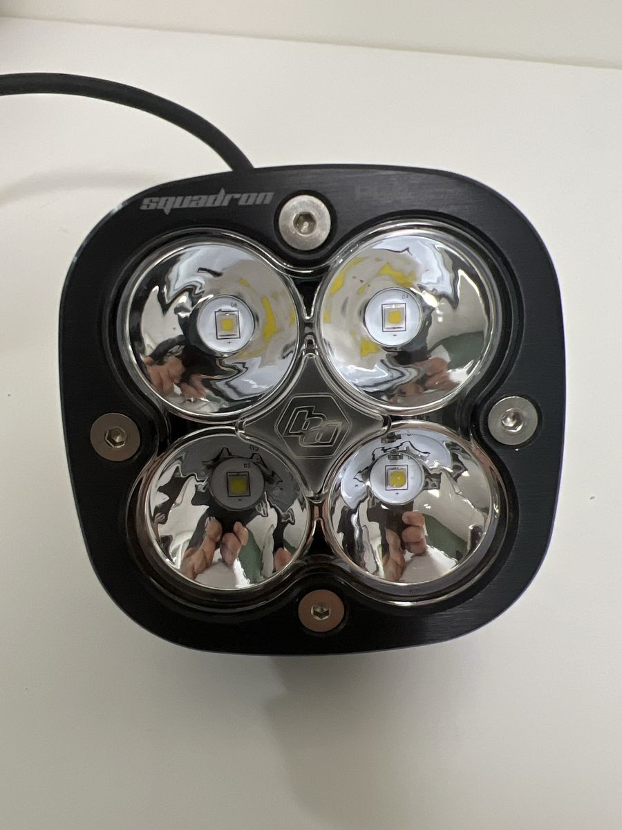 Baja Designs Squadron Pro LED Off-Road Light with Amber Lens Kit