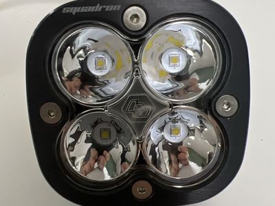 Baja Designs Squadron Pro LED Off-Road Light with Amber Lens Kit