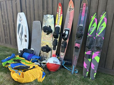 Water Toys! Wakeboards, Skis, & Ropes