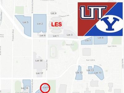 BYU/ Utah Tech Parking Pass Lot 9
