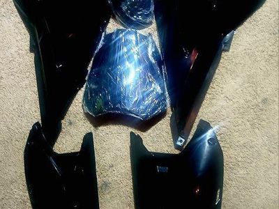 Apollo RXF250cc and RFZ250cc full 7pc plastic set with Decals