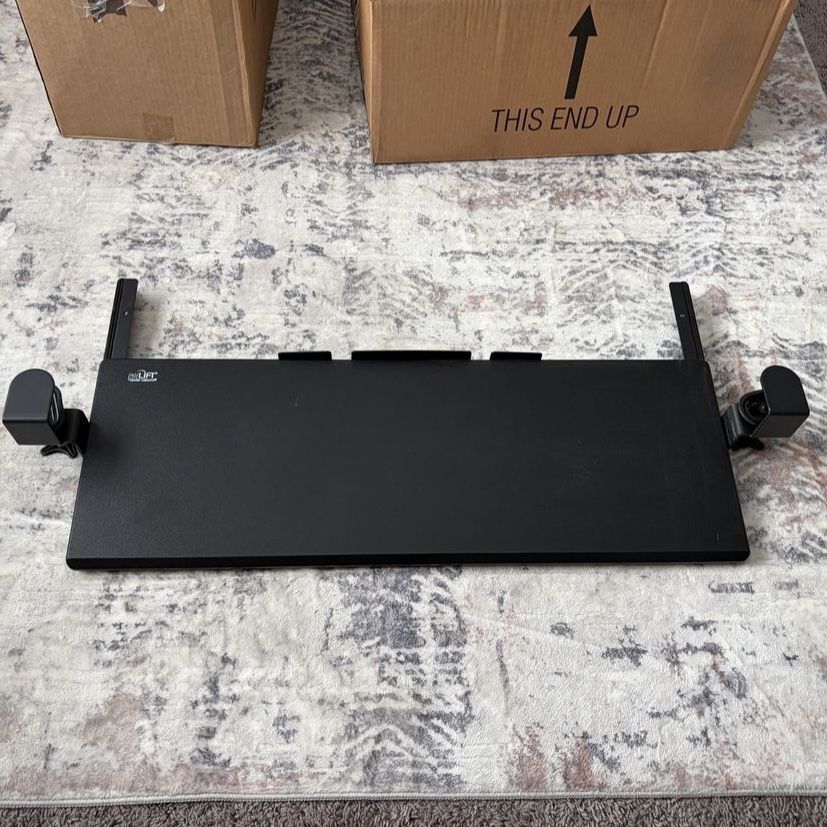 Clamp on Keyboard Tray