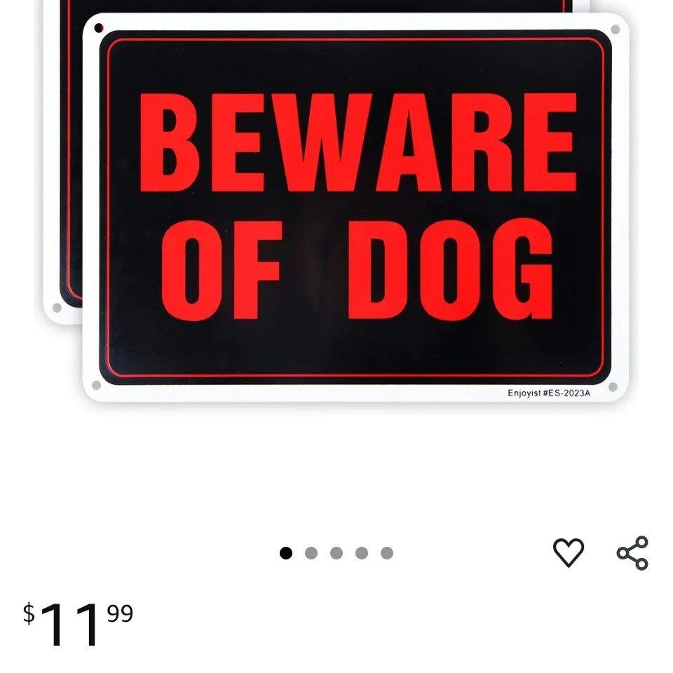 Beware of dog