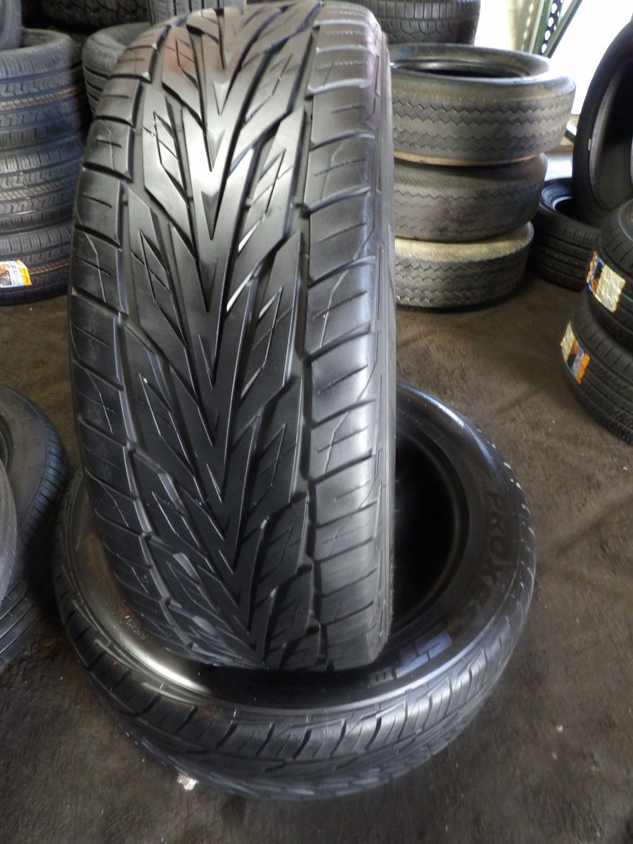 235/55R19 TOYO PROXES ST PAIR OF TEO USED TIRES