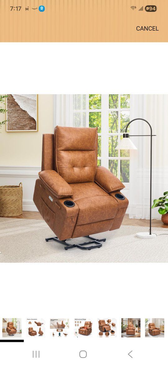 New in box lift chair/heat massage