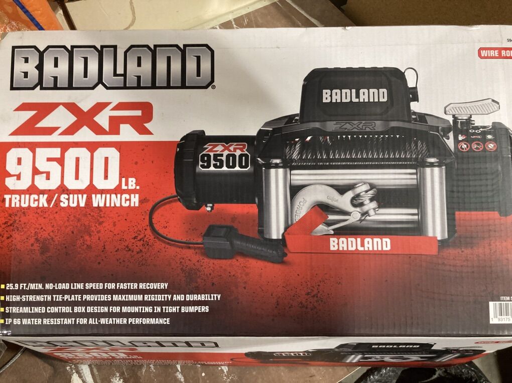 Badlands ZXR 9500 Winch