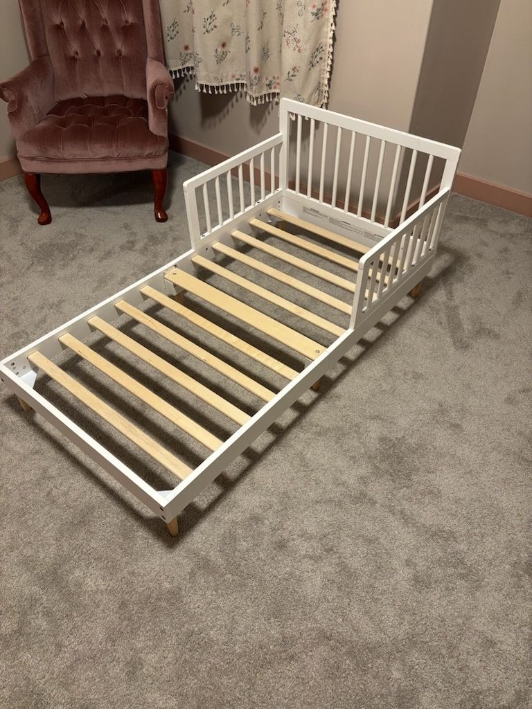 White Toddler Bed Frame - Good Condition