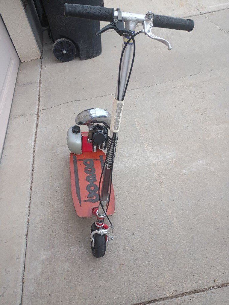 go ped GoPed sport upgraded carb and exhaust pipe