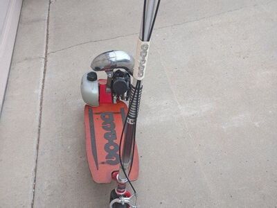 go ped GoPed sport upgraded carb and exhaust pipe