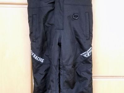 Fly Racing Youth Aurora Snow Bib (Black/Black, Youth Large) (470-4400YL-L-BIN2)