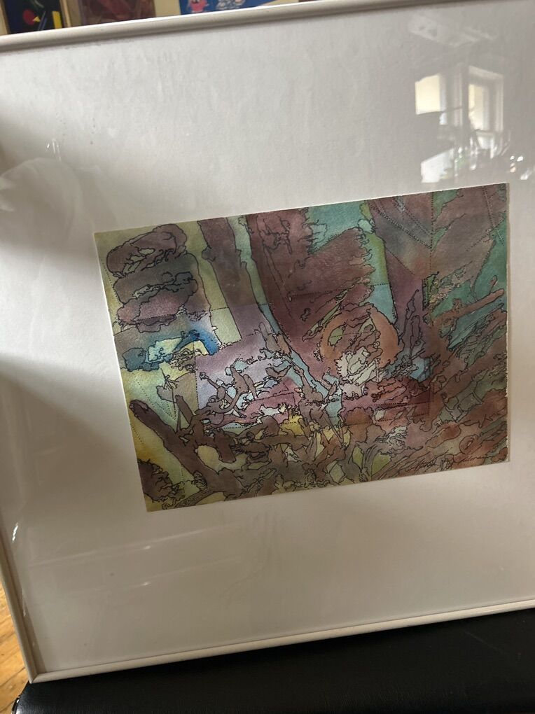 Utah Artist Arthur Adelmann Watercolor And Ink