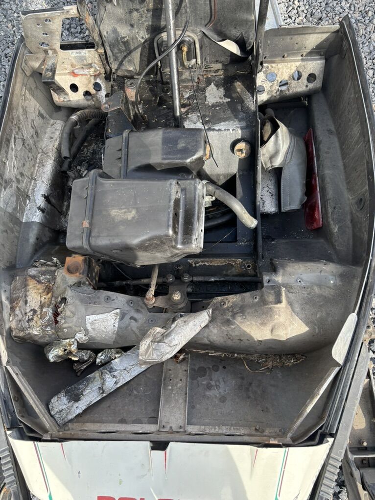 Frame of a 1987 Polaris Indy 400
