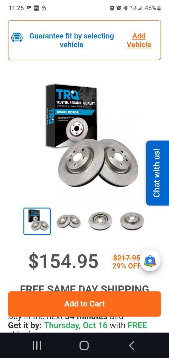 TRQ BRA70982 Brake Rotors (2)