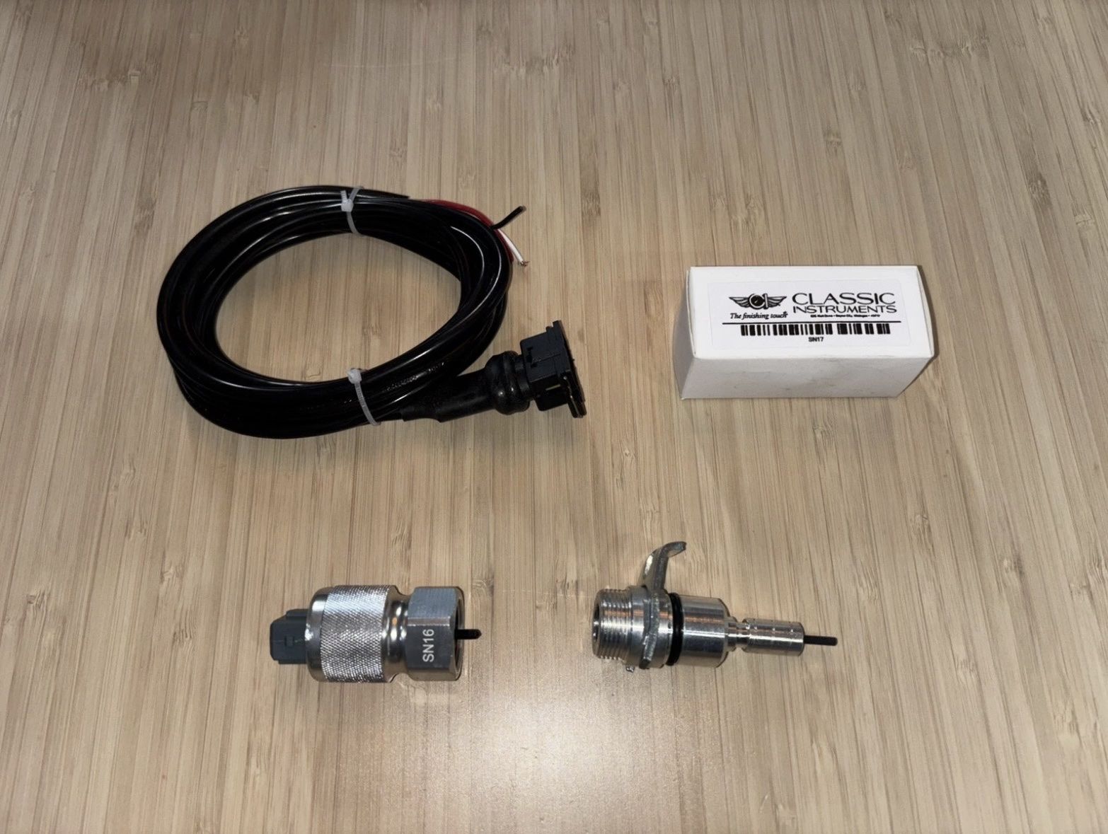 Classic Instruments Speedometer Pulse Signal Generator & Cable Set SN16 SN17 1965 - 1973 Mustang 