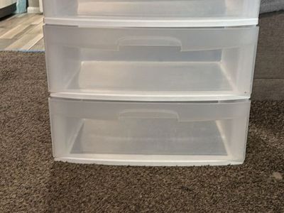 3 Drawer Plastic Storage