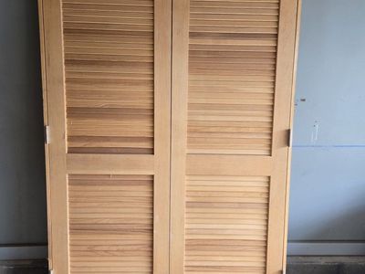 louvered door