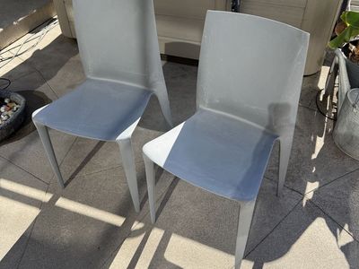 Set of 2 Light Grey by Heller The Bellini Chair