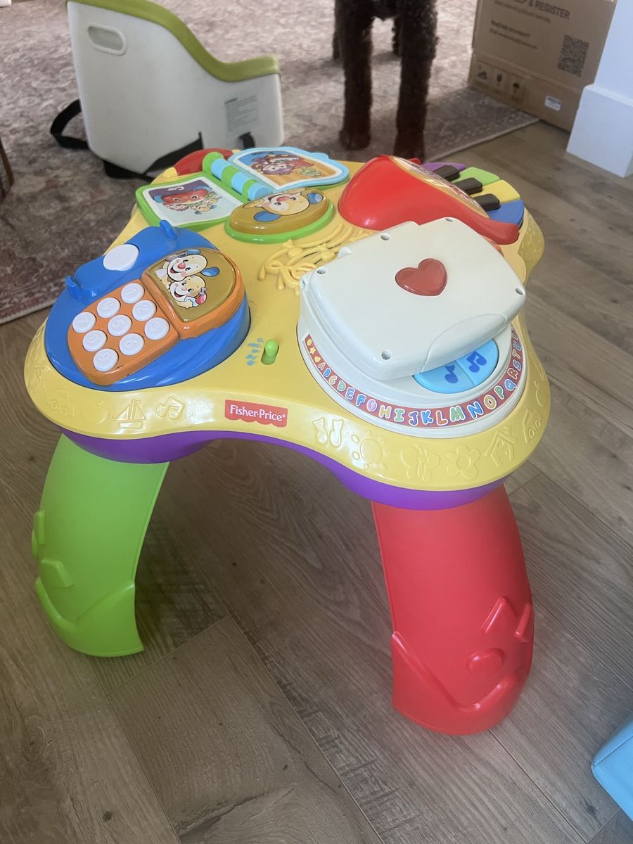 Fisher-Price Laugh & Learn Smart Stages Learning Table Activity Center Interactive Toy