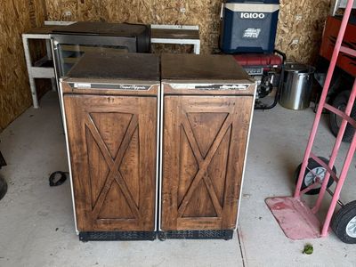 Scotsman Ice Maker And Mini Fridge