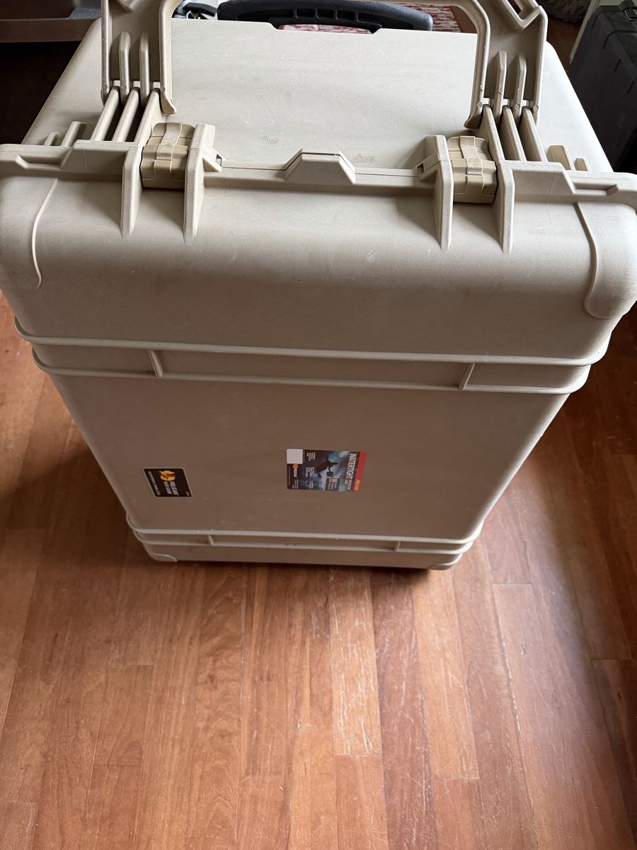 Pelican 1630 Watertight Protector Case - Tan, Durable Storage Solution