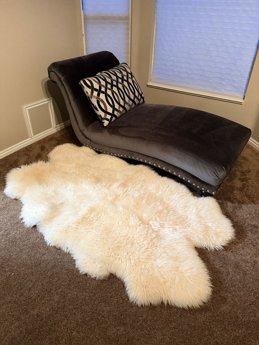 Chase Lounge Chair and Sheep Skin