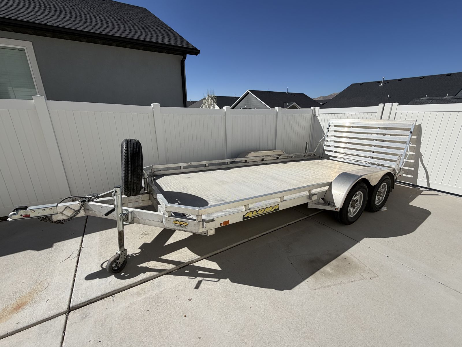 Aluma 16'x6.5' Aluminum Trailer