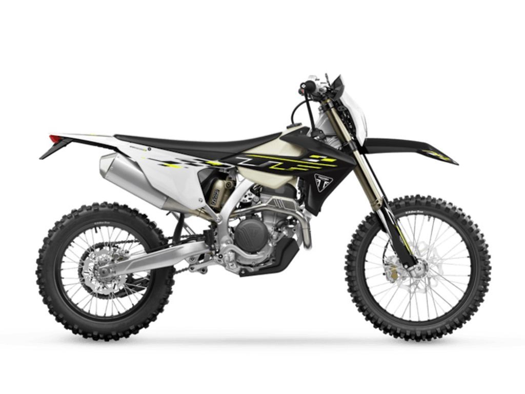 2026 Triumph TF 250-E Jet Black/Pure White