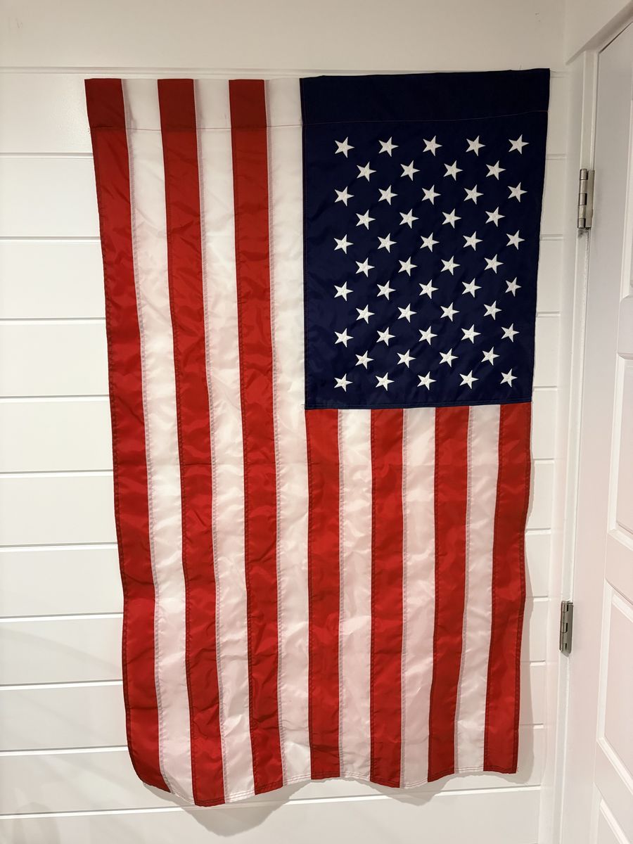 American Flag 50 Stars American Flag Large Fabric Hanging Banner