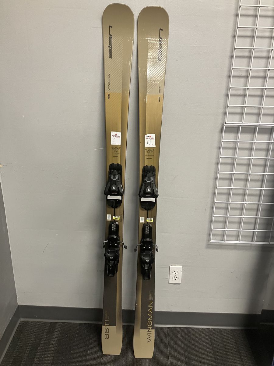 Elan Wingman 86 Ti 168cm W/ Salomon Strive 11 GW Bindings- Lightly Used 2026