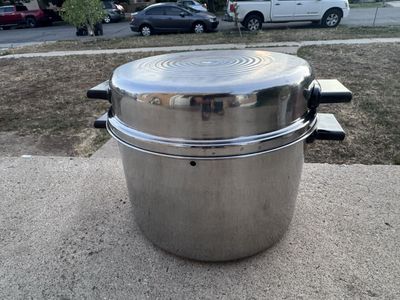 Fresh Fruit Stainless Steel Steam Canner 8 Quart