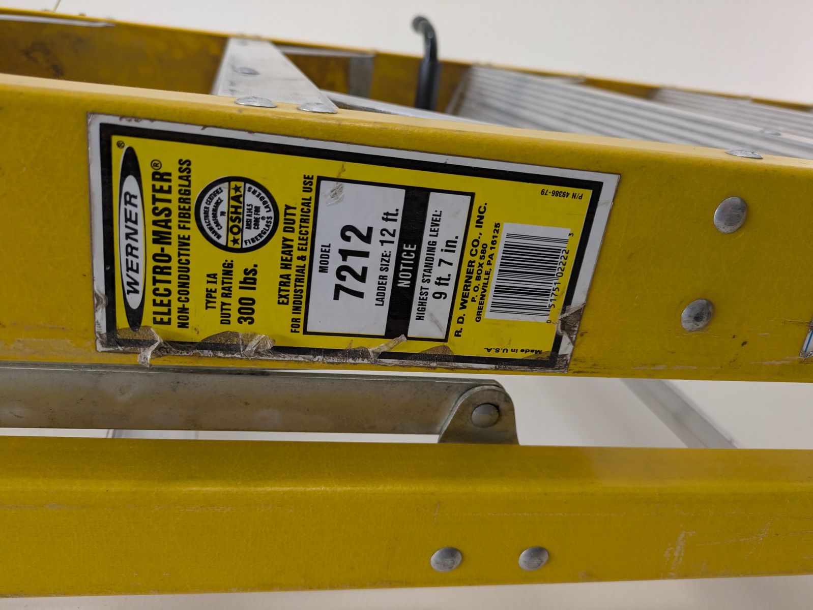 great 12' A frame ladder