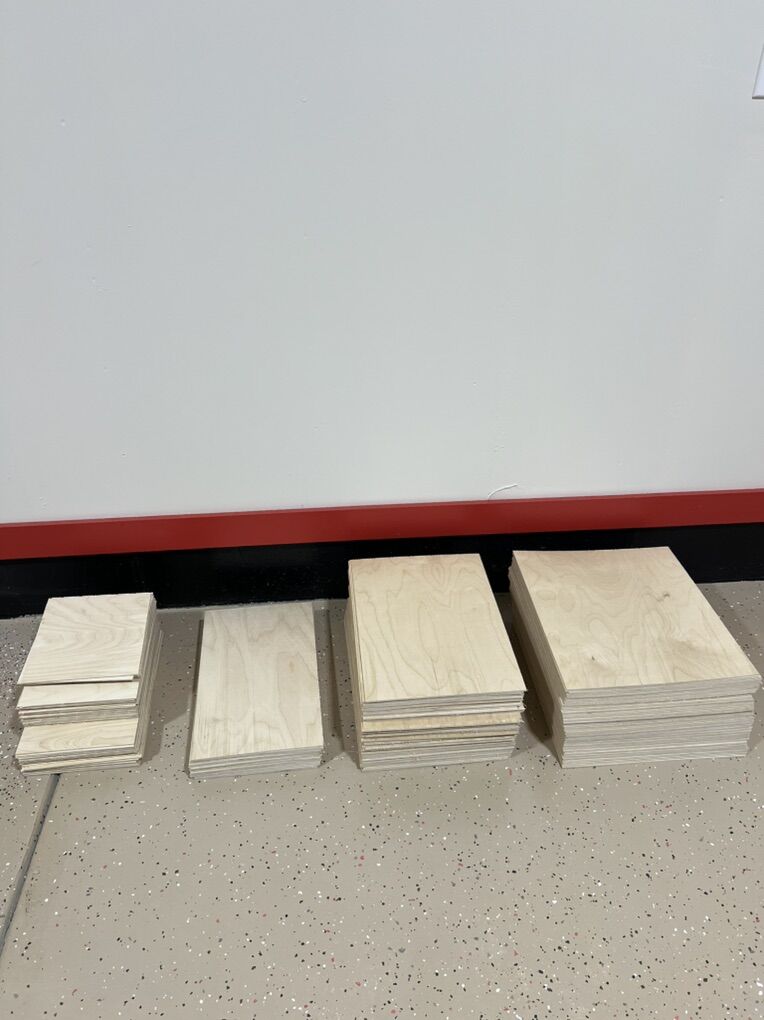 Premium Cut 1/8 & 1/4 Baltic Birch Wood