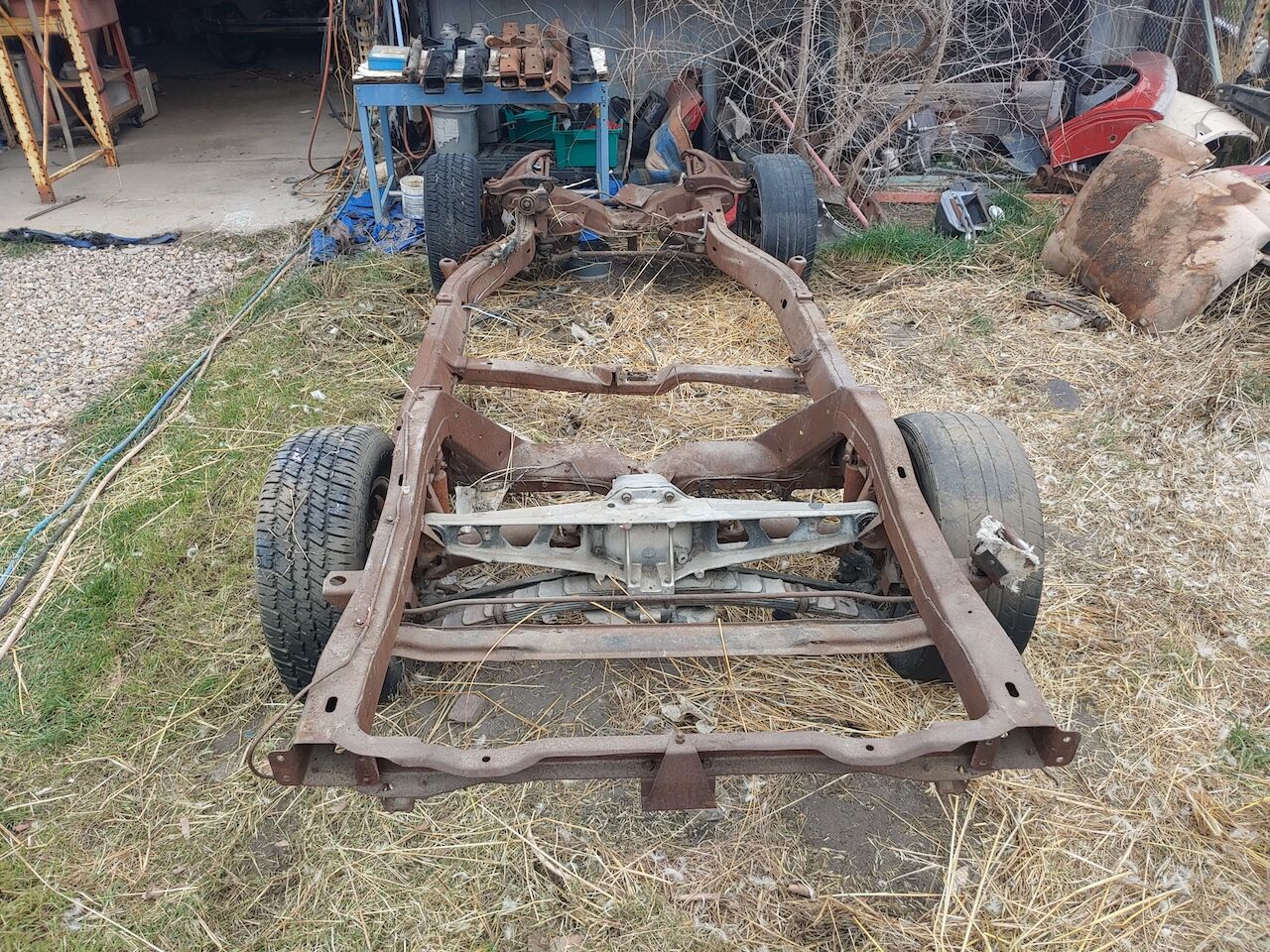 1963-1982 C2 / C3 Corvette Rolling Frame with Front and Rear Suspension