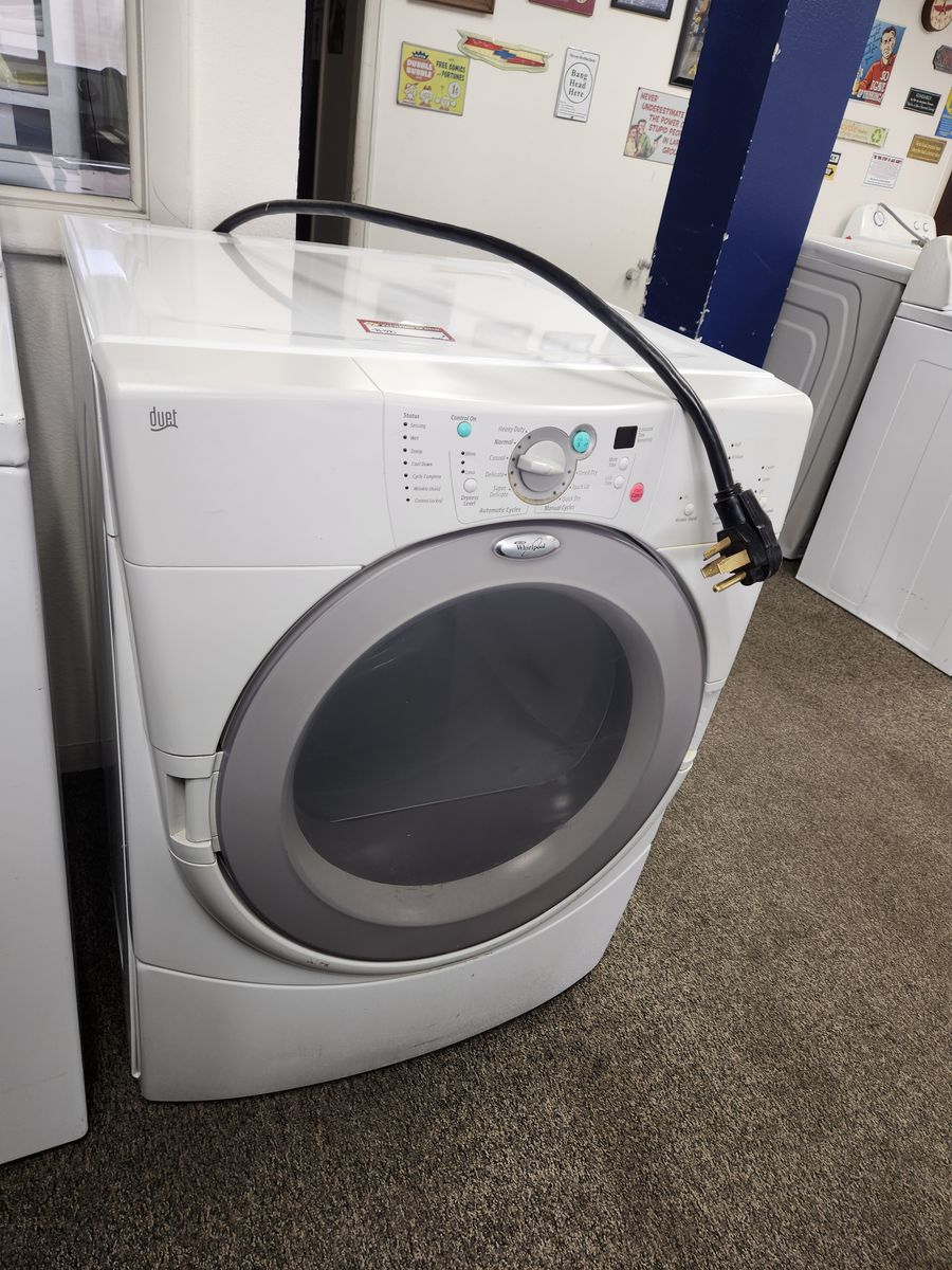 Whirlpool Duet Front-Load Electric Clothes Dryer - White